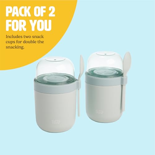 Travel Snack Cups with Spoons
