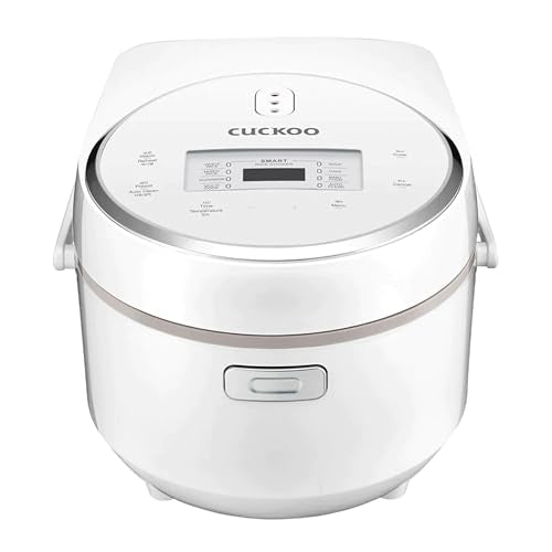 CR-1020F 10-Cup (Uncooked) / 20-Cup (Cooked) Micom Rice Cooker with Nonstick Inner Pot, 16 Menu Options, LCD Display, Fuzzy Logic Tech, Auto Clean (White)
