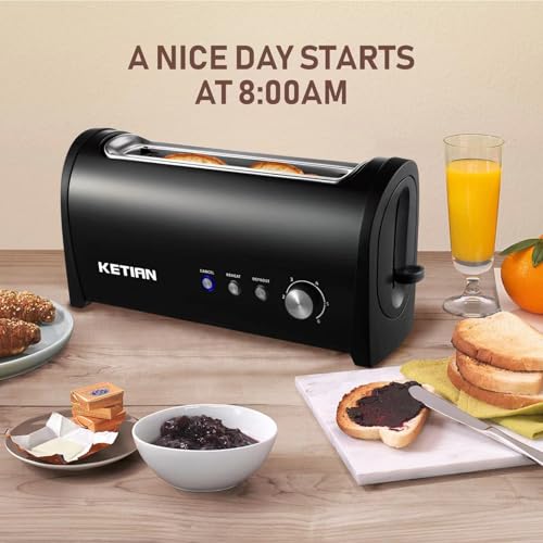 Toaster 2 Slice Small Compact Electric Bread Black Tosterster