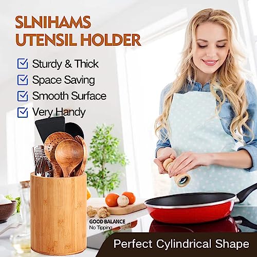 Bamboo Utensil Holder