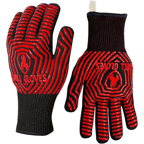 BBQ Gloves Oven Gloves 1472℉ Extreme Heat Resistant