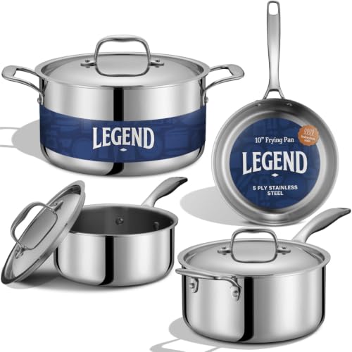 5 Ply Stainless Steel Cookware Set