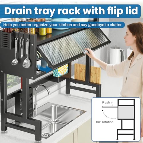 Over the Sink Dish Drying Rack