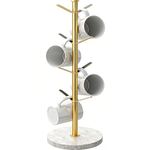 Mug Holder Tree with Marble Base