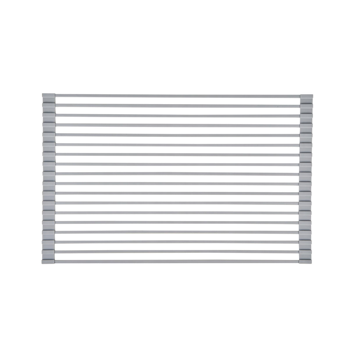 Gray Steel Over Sink Roll Up Drying Rack (Gray / 20.5" x 13")