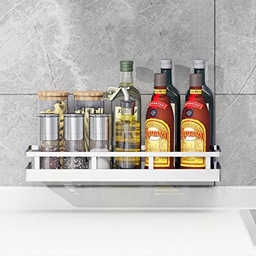 SUS304 Stainless steel Wall Mount Spice Rack Storage Basket