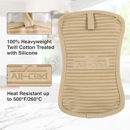 Premium Pot Holder & Hot Pad (Cappuccino / 1 Pack)