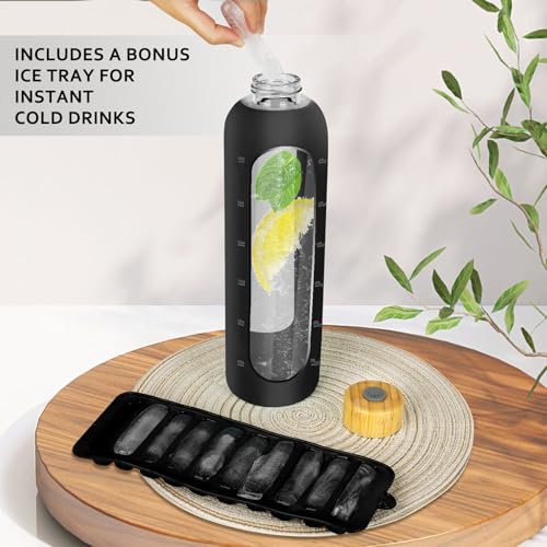 Glass Water Bottles 32 oz