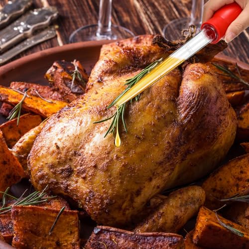 14 Pcs Large Turkey Baster Set for Cooking