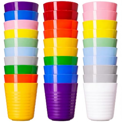 36 Pcs Kids Plastic Cups 8 oz Drinking Toddler Cups