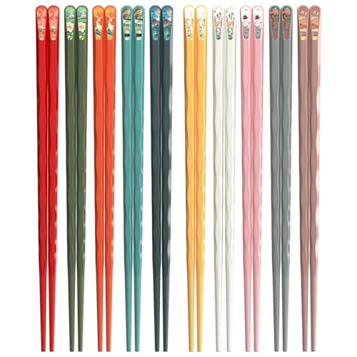 10 Pairs Reusable Chopsticks