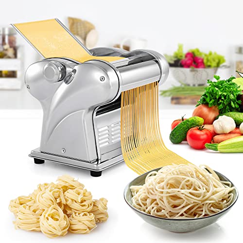 Electric Pasta Maker Machine Automatic Dough Pasta Roller 135W (2 Blades)