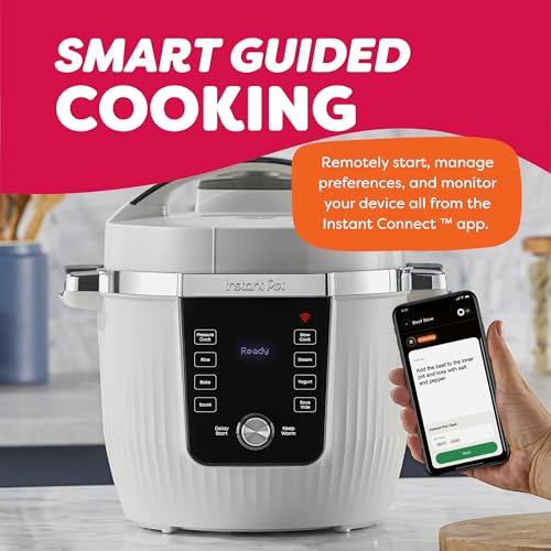 Pro Max WiFi Smart 6 Qt 10‑in‑1Pressure Cooker (White)