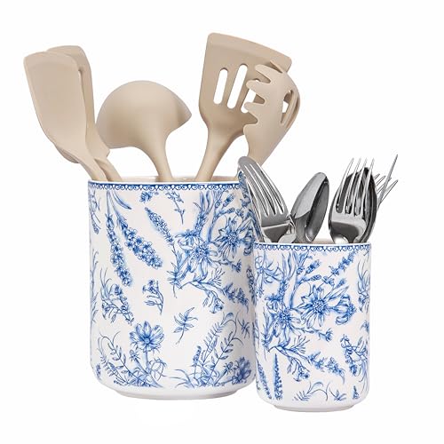 Ceramic Utensil Holder Set of 2