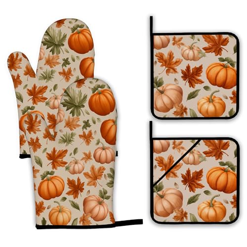 Abstract Daisy Flower Oven Mitts and Pot Holders