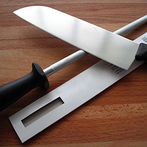 Professional Carbon Steel Black Knife Sharpening Steel