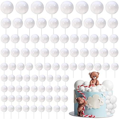 108 Pcs Ball Cake Toppers