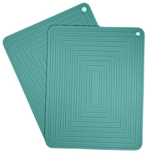 Silicone Trivets Mats Set 2 for Hot Dishes
