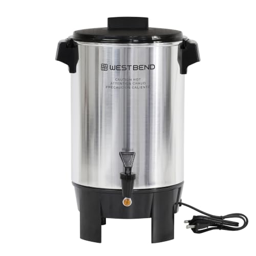 Highly Polished Aluminum Party Perk Coffee