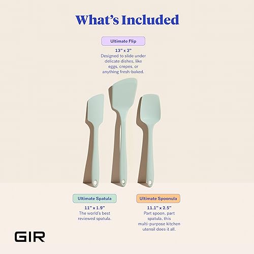 3 Piece Silicone Ultimate Kitchen Utensils Set (Mint / 3 - Piece Set)