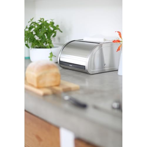 Roll Top Bread Box (Matt Steel / Medium)