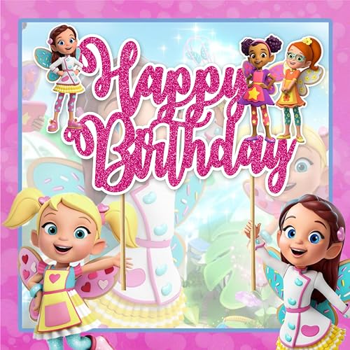 Happy Birthday Cake Topper Set