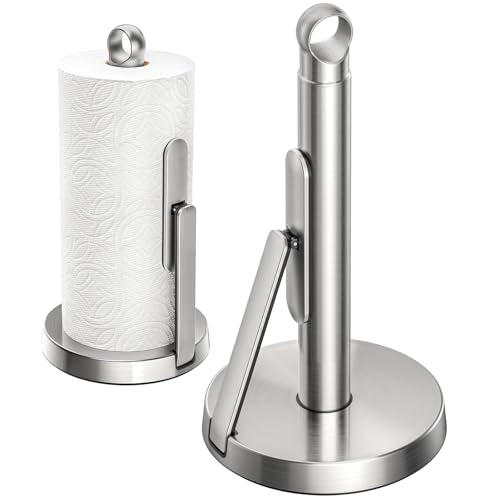 Heavy Duty Stainless Steel Paper Towel Holder with Tension Arm