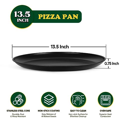 10/12/13.5 Inch Non-stick Pizza Pan Set of 2