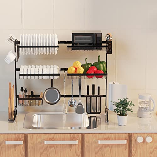 Over The Sink Dish Drying Rack (3-tier)