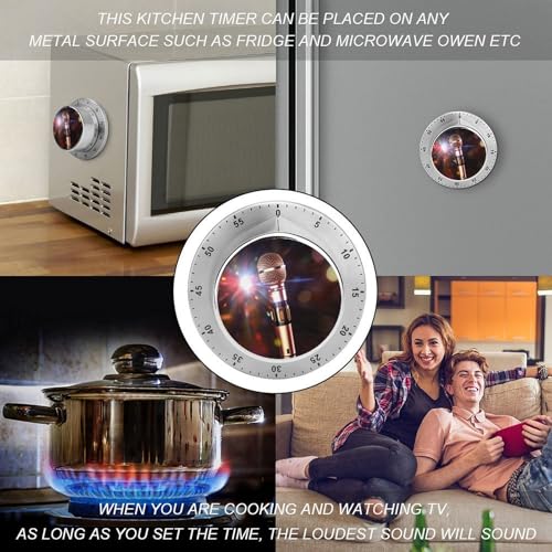 Karaoke Microphone Kitchen Timer (One Size / Karaoke Microphone)