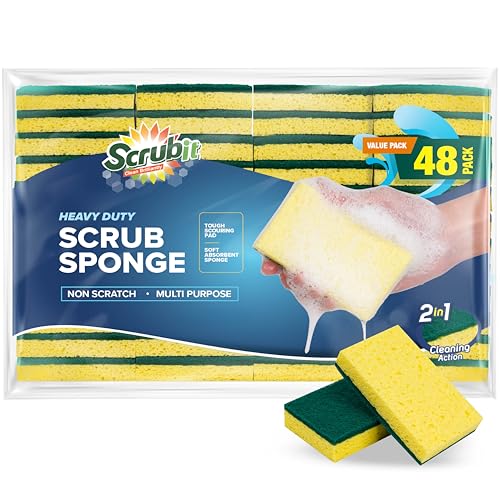 48 Pack Kitchen Sponges