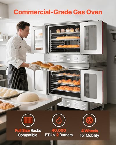Double Deck Gas Convection Oven (22-Tier 396L)
