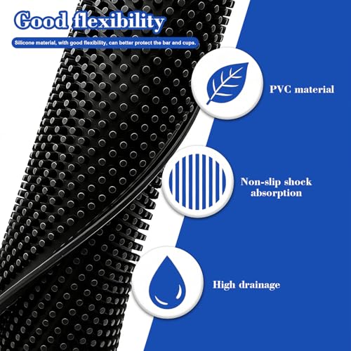 Bar Mat Bar Drink Mat for Countertop and Table Top 4PCS16 x 6" (16" x 6")
