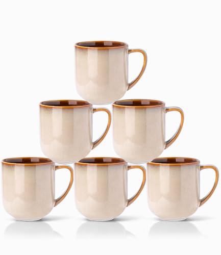 12OZ Ceramic Coffee Mugs Set of 6