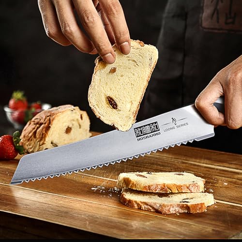 High Carbon Stainless Steel Serrated Bread Knife