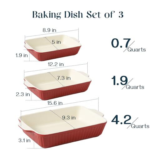 BAKING DISH SET OF 3