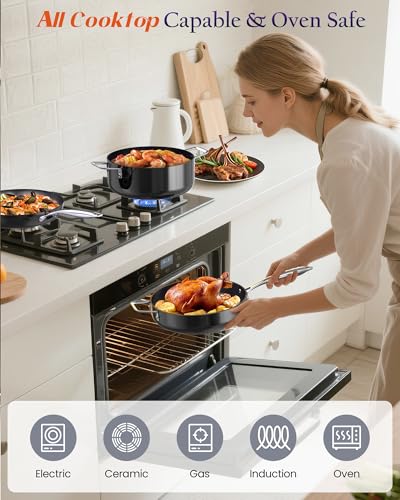 Essential Series 5PC Ceramic Cookware Set PFAS