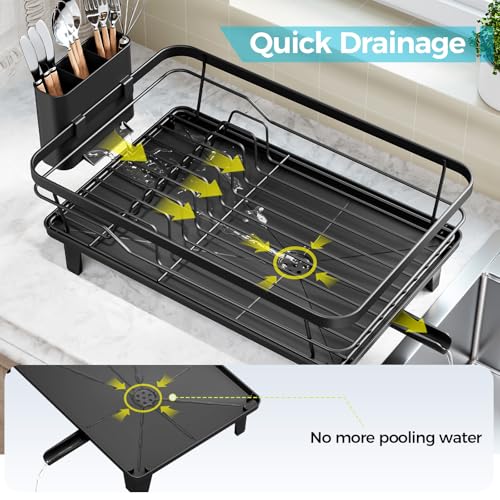 Urakify Dish Drying Rack for Kitchen Counter