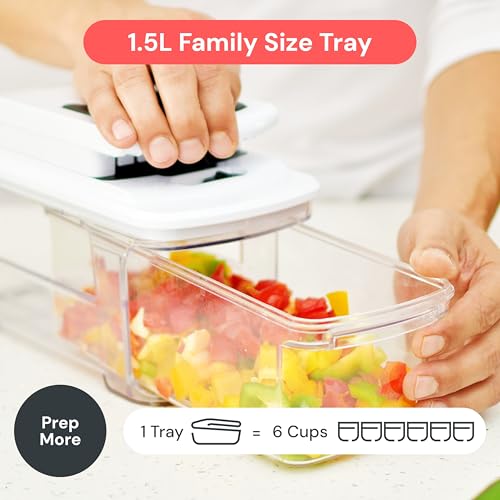 Pro XL Vegetable Chopper & Mandoline Slicer (Black / 6 in 1)