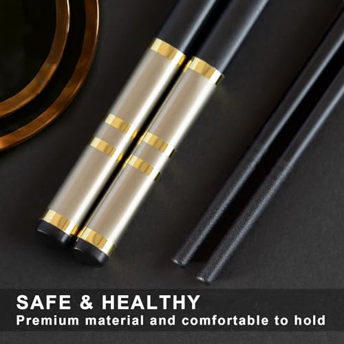 Chopsticks Reusable 5 Pairs Fiberglass Chopsticks