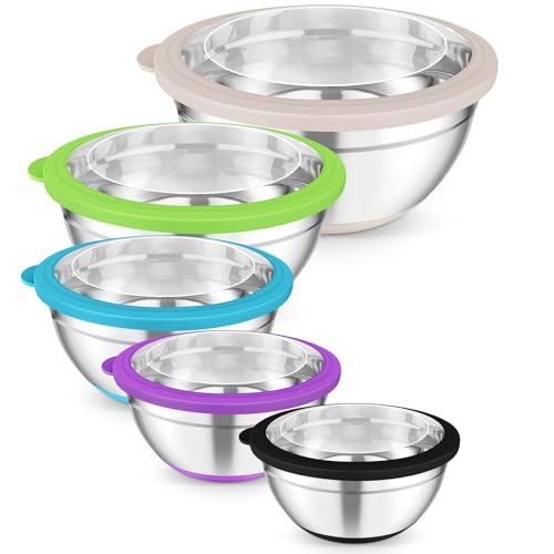 Mixing Bowls Salad Bowls with Lids