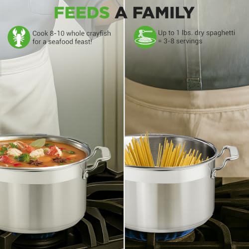 Stainless Steel Food Grade Heavy Duty Large Stock Pots