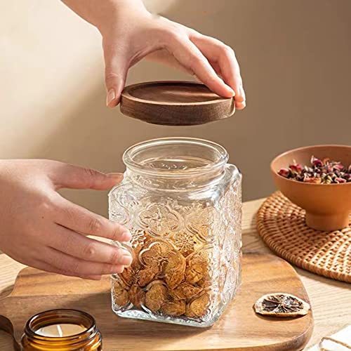 Vintage Glass Airtight Storage Jar