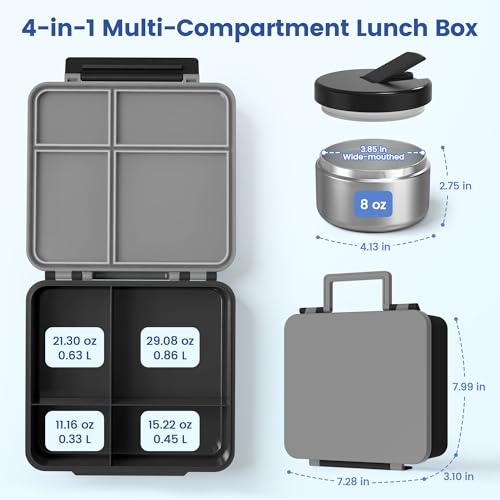 Bento Lunch Box with 8oz Soup Thermo