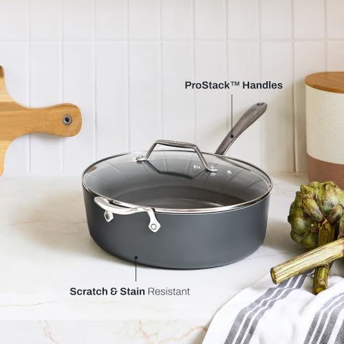 HA1 Ceramic Nonstick 6 Qt. Sauté Pan with Lid (6 Qt Sauté Pan with Lid)