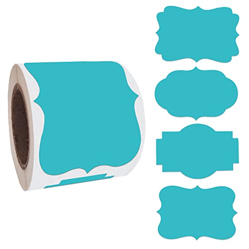 200PCS Sticky Fancy Shape Label Stickers for Essential Oil Bottles