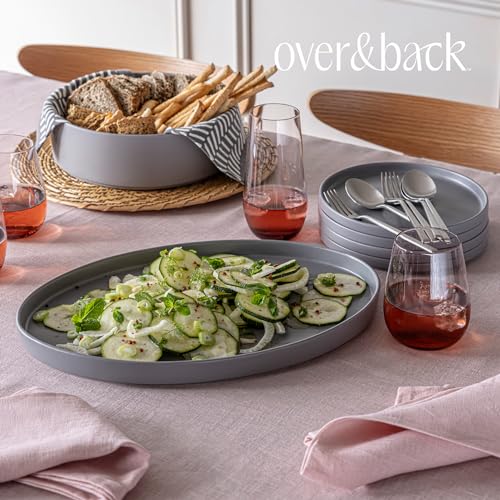 over&back Stackable Platter Collection