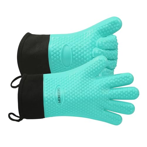 BBQ Gloves Grilling Gloves Heat Resistant Oven Gloves