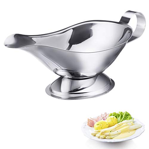 Stainless Steel Gravy Boat 350 ml (11.8 Ounces / Stainlesssteel)