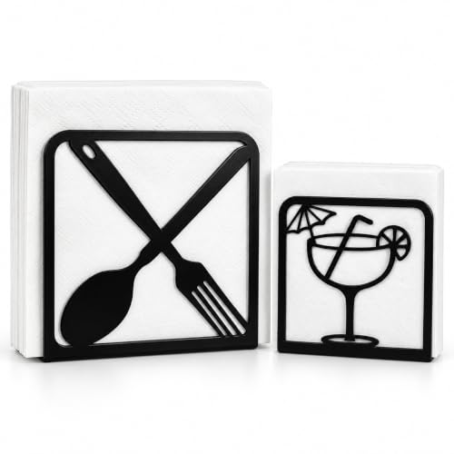 Parent 2 Pack Napkin Holder for table for everyday and beverage napkins